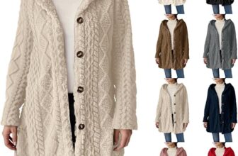 Fleece Jacket Women: Soft Long Sleeve Cardigan Sweaters Plus Size Warm Sherpa Lined Hooded Coat 2025