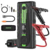 HOMPOW 4000A Car Jump Starter with Air Compressor Portable Battery Booster with Digital Tire Inflator, works on cars, trucks, motorcycles, and marine batteries